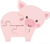 Дървен Пъзел, Прасе (Fsc®) - Пъзели - Orange Tree Toys - BebeMama