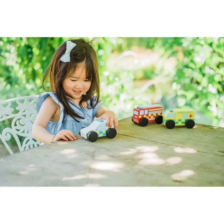 Дървена Полицейска Кола - Emergency Services --- BebeMama