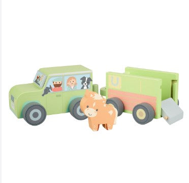 Кола За Превозване На Животни (Fsc®) - Дървени Играчки - Orange Tree Toys - BebeMama
