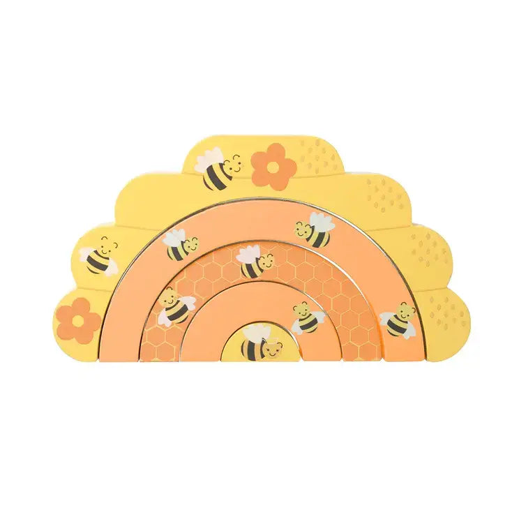 Арка За Подреждане - Монтесори - 5 Части - Spring Garden - Занимателни Играчки - Orange Tree Toys - BebeMama