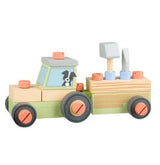 Сглобяем Трактор 25 Части (Fsc®) - Дървени Играчки - Orange Tree Toys - BebeMama
