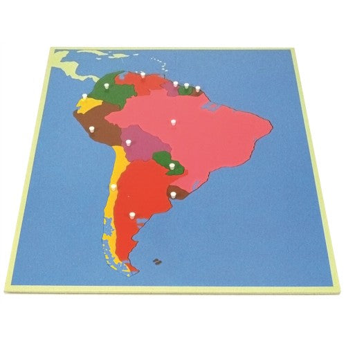 Пъзел Монтесори - Карта На Южна Америка - Пъзели - Smartbaby - BebeMama