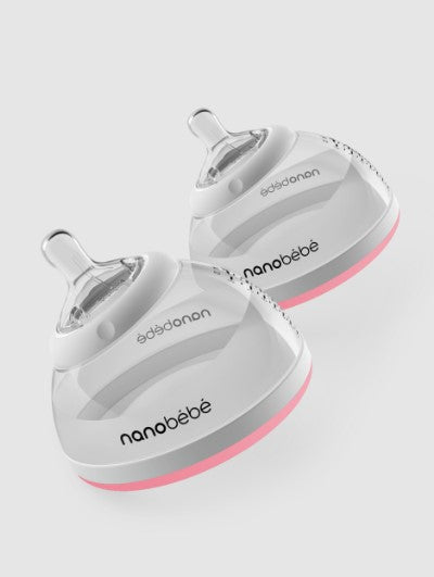 Преходна Бутилка Nanobébé 2Бр Х 240Мл Розов - Шишета За Хранене - Nanobébé - BebeMama