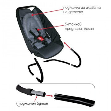 Приставка За Шезлонг Lazy Ted --- BebeMama