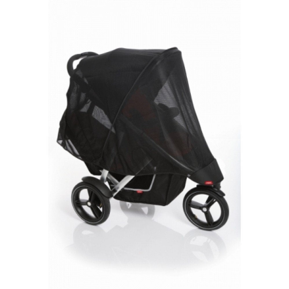 Слънчобран Vibe Mesh - За Количка С Две Седалки - Чадъри И Дъждобрани - Phil&Teds - BebeMama