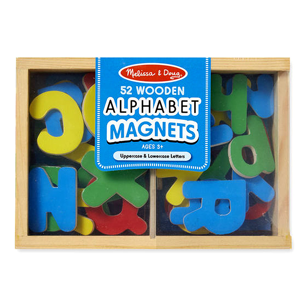 Кутия С Дървени Магнитни Букви - Магнити - Melissa And Doug - BebeMama
