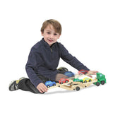 Дървен Автовоз С Коли М. --- BebeMama