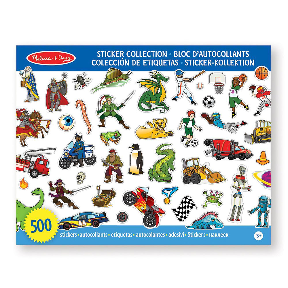 Книга За Стикери 500 Със Стикери - Занимателни Играчки - Melissa And Doug - BebeMama