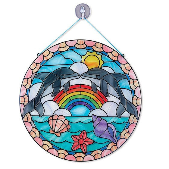 Стъклопис Делфини --- BebeMama