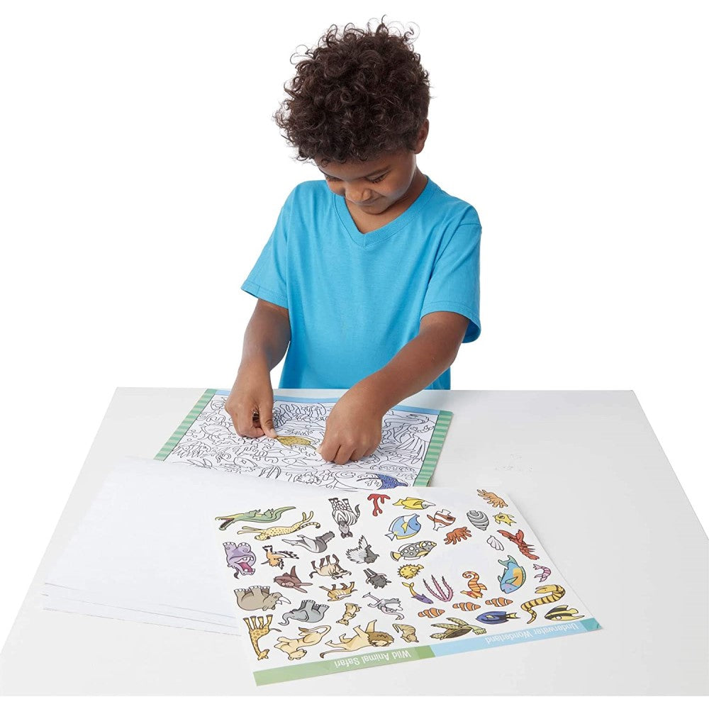Книжка За Оцветяване И Стикери --- BebeMama
