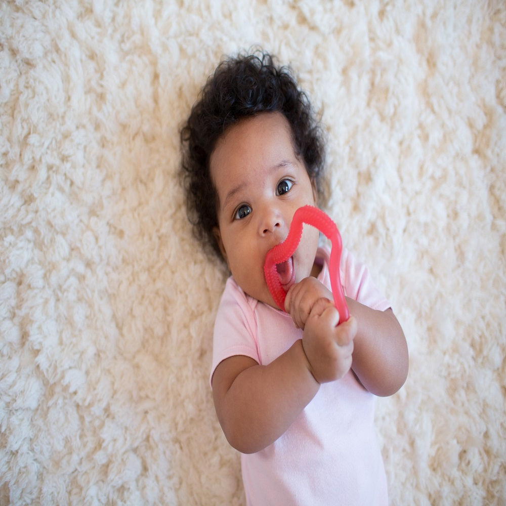 Чесалка За Масаж Гъвкава Розова --- BebeMama