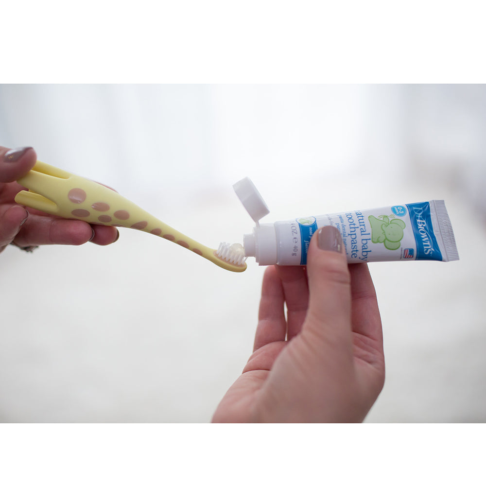 Hg060-P4 Първа Четка За Зъбки И Венци - Жираф --- BebeMama