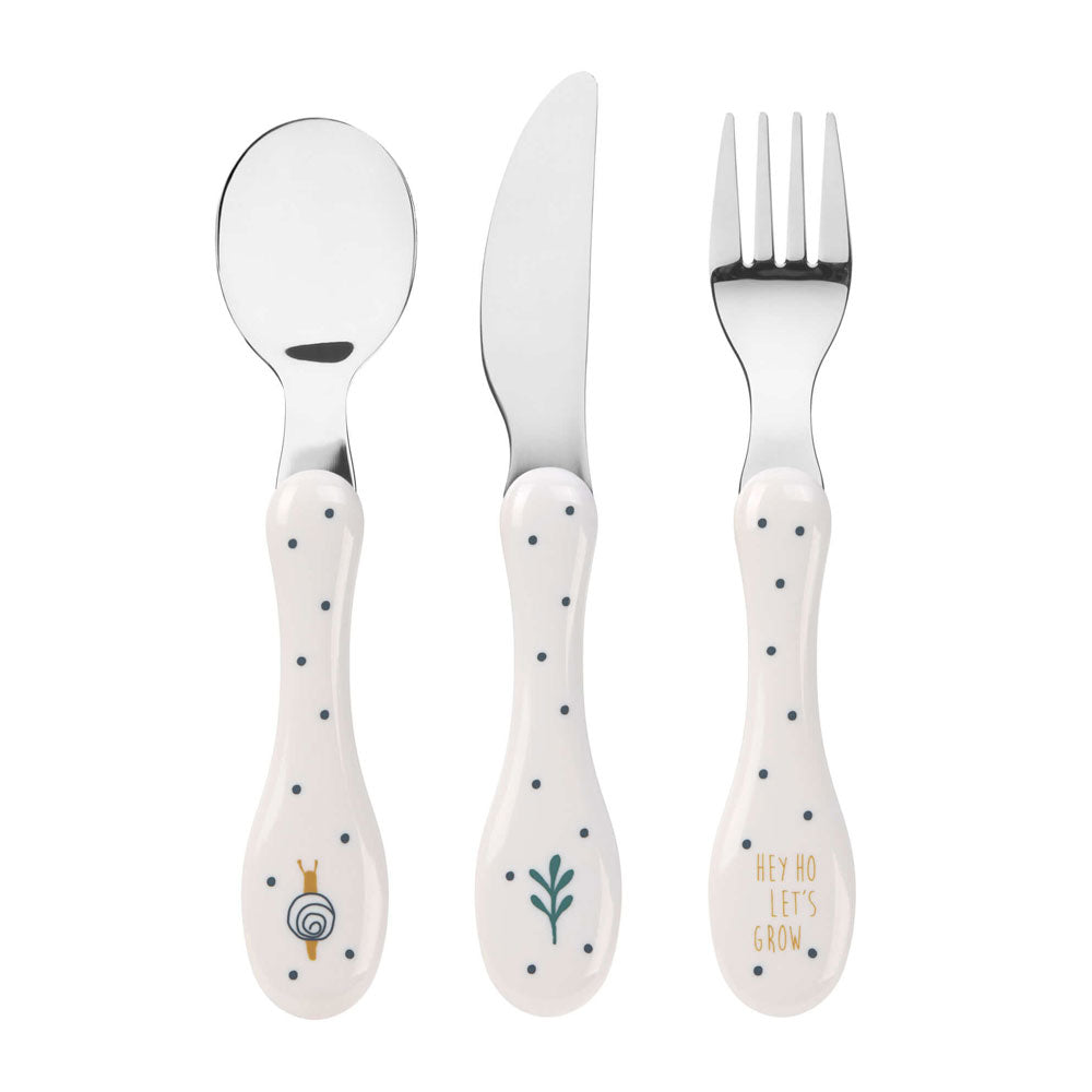 Комплект Прибори 3 Бр Garden Explorer - Прибори - Lassig - BebeMama