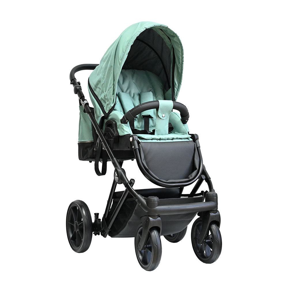 Количка Diamos Pro 3В1 500/55-Черна-Хром Рама Нг --- BebeMama