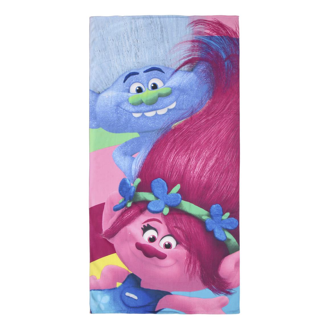 Хавлия За Плаж Trolls 70X140Cm --- BebeMama
