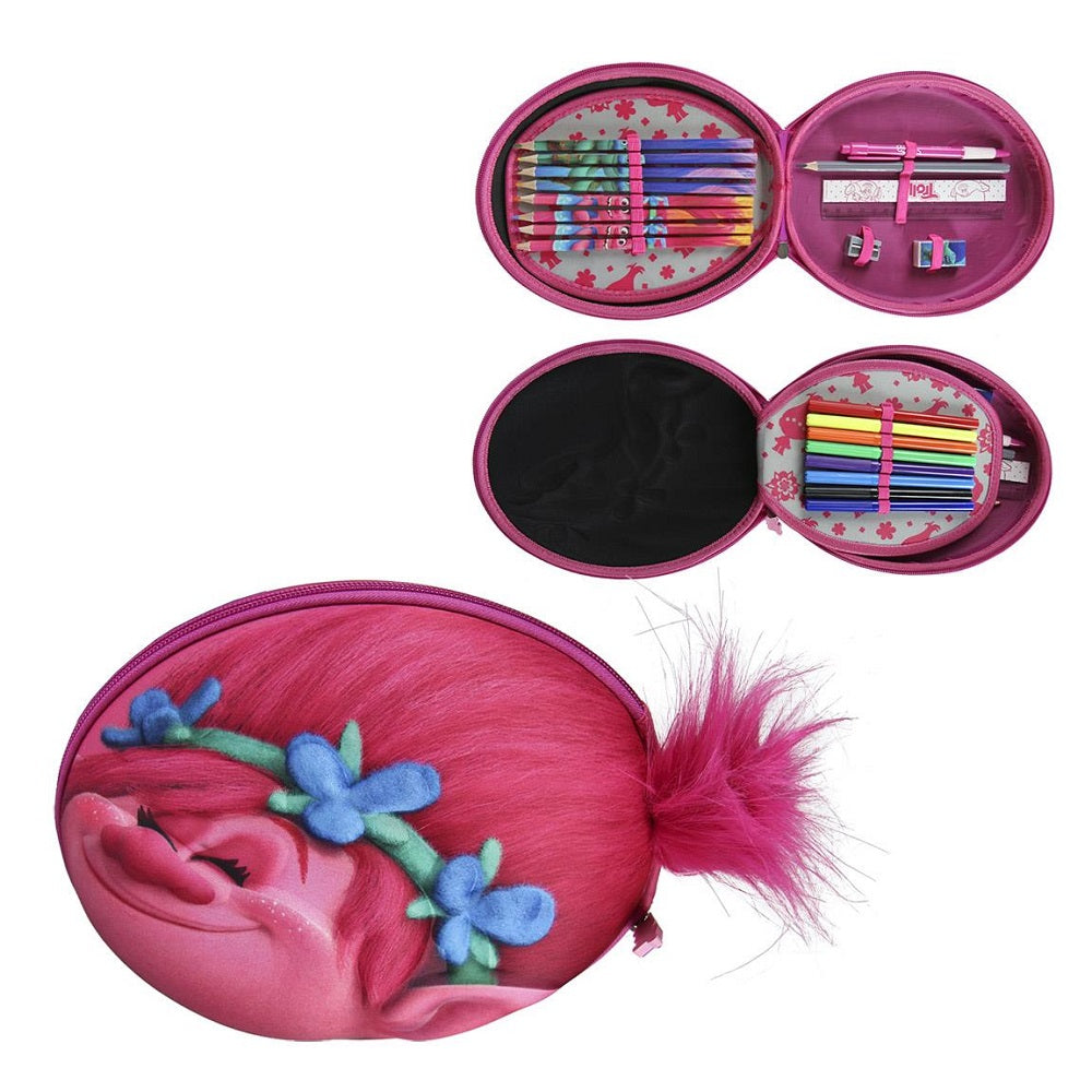 Несесер 1 Цип Пълен Trolls 3D - Образователни Игри - Cerda - BebeMama