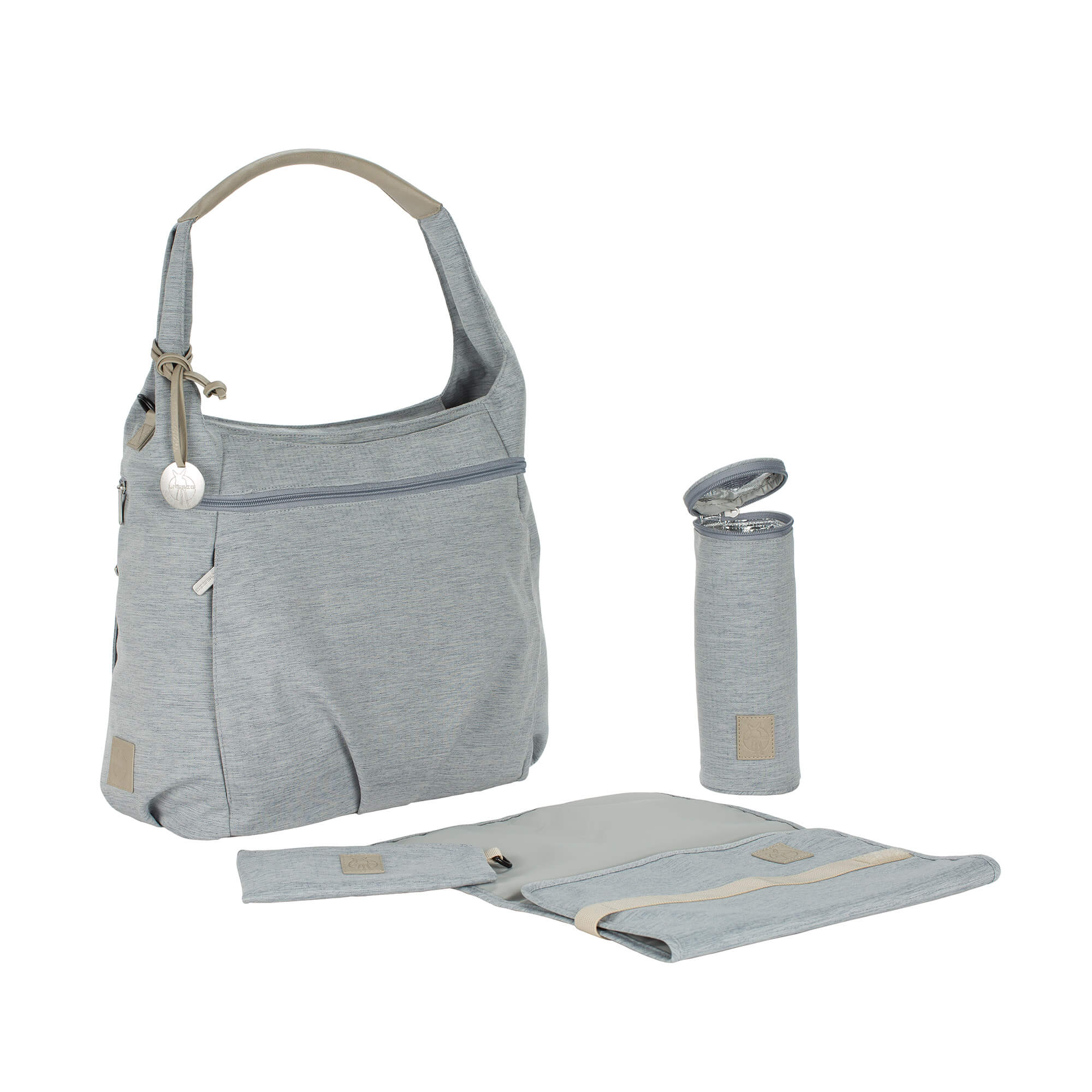 Чанта Зелен Label Hobo Gray --- BebeMama