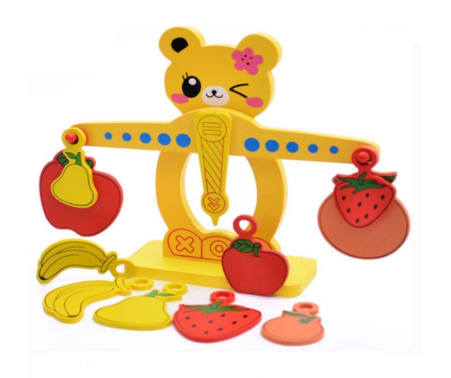 Детски кантар за смятане Raya Toys Монтесори Мече - Образователни Игри - Raya Toys - BebeMama