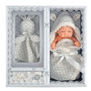 Бебе Новородено 10 Инча С Пелена Сива - Кукли И Аксесоари - Raya Toys - BebeMama