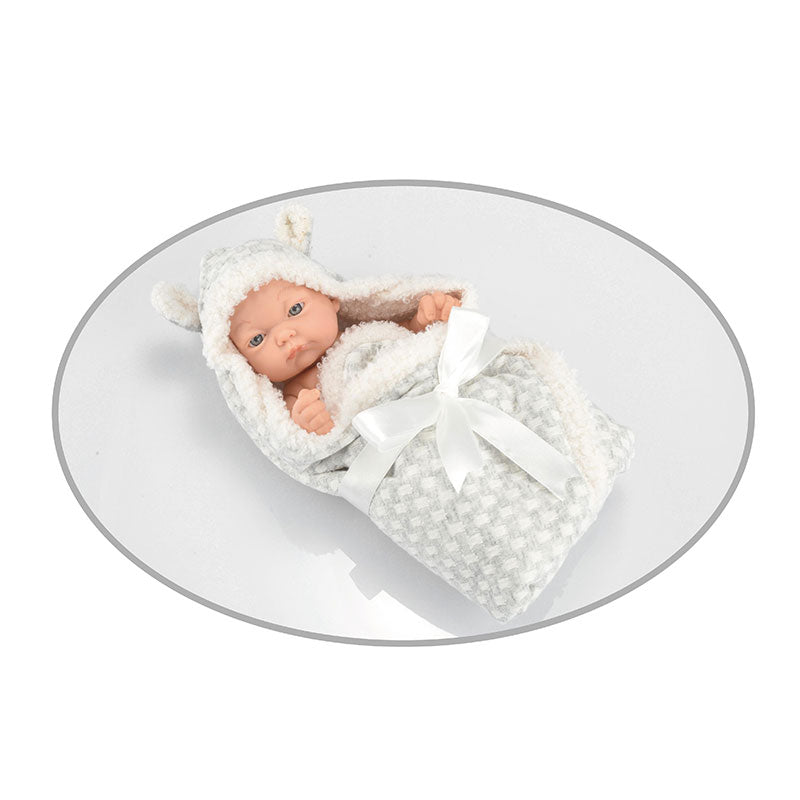 Бебе Новородено 10 Инча С Пелена Сива --- BebeMama