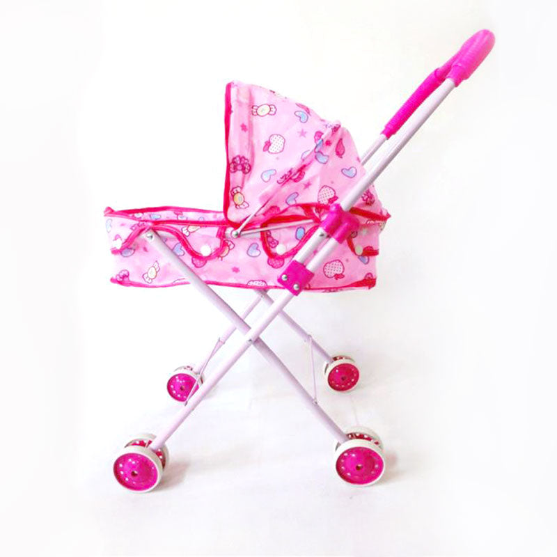 Количка За Кукли Метална Розова Yl302 - Кукли И Аксесоари - Raya Toys - BebeMama