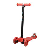 Тротинетка S910B Със Светещи Гуми Червена --- BebeMama