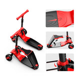 Тротинетка 3В1 Hd-S8 Червена --- BebeMama