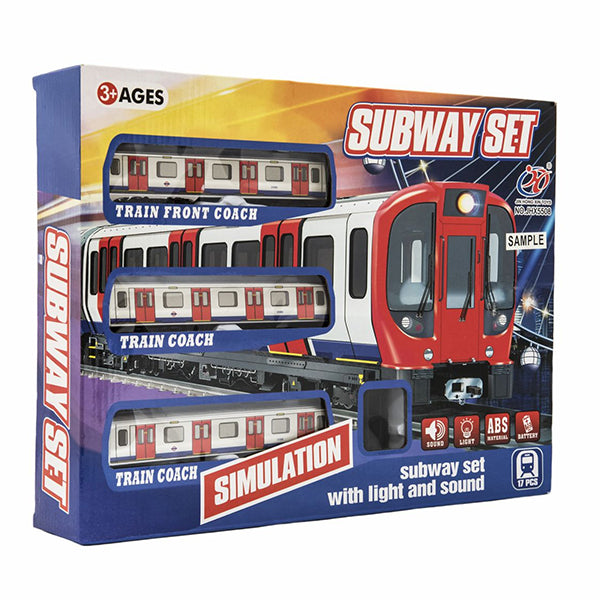 Електрическо Метро С Релси 88 Cм - Коли, Камиони, Влакове И Самолети - Raya Toys - BebeMama