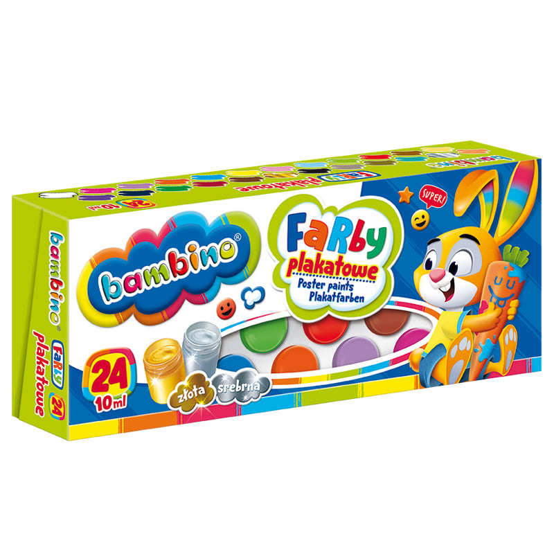 Бои 24 Цвята За Рисуване И Златно И Сребърно - Умения И Творчество - St.Majewski - BebeMama