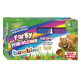 Водни Бои 6 Цвята Брокат --- BebeMama