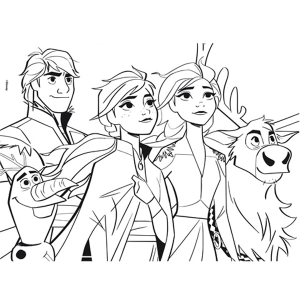 Пъзел 24 Ч. Df Maxi Floor Frozen 2 --- BebeMama