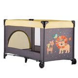 Кошара За Път Lion Жълт - Сгъваеми Кошари 1 Ниво - Petite&Mars - BebeMama