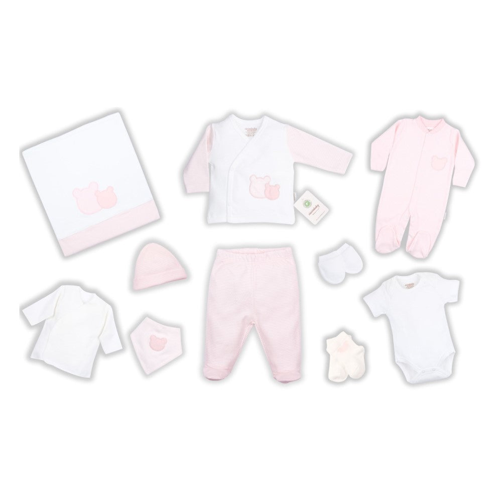 К-Кт За Новородено 10Ч. Мечета Розово - Комплекти За Изписване - Ciccim Baby - BebeMama