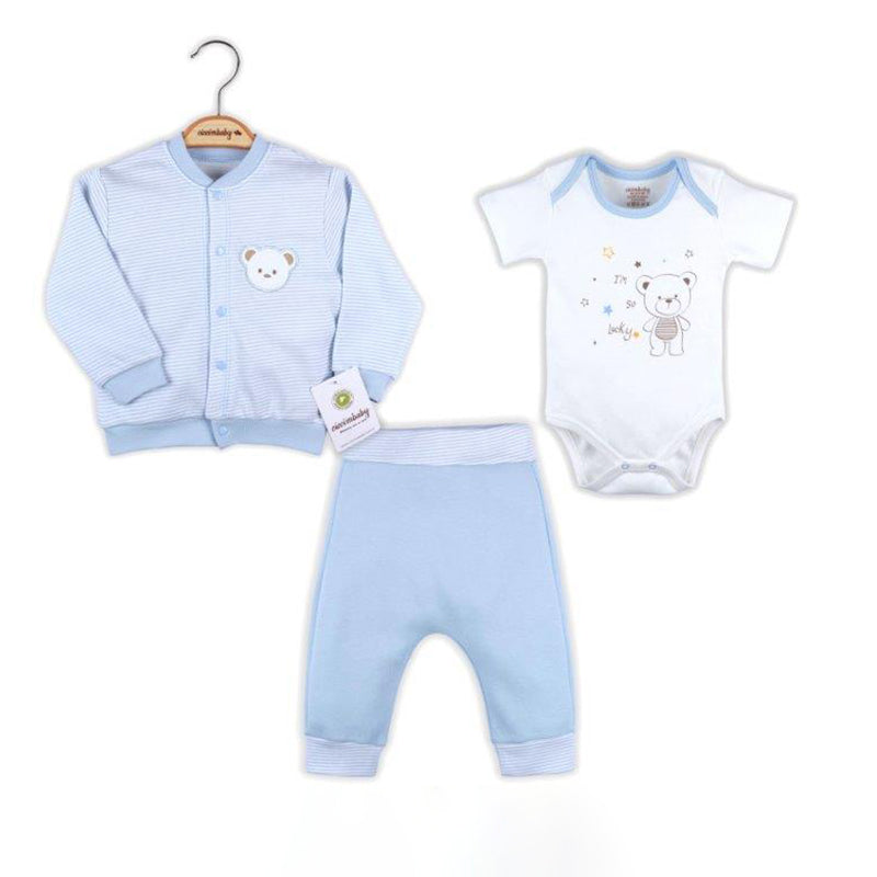 Комплект 3 Части Мече Син 9 М. - Комплекти - Ciccim Baby - BebeMama