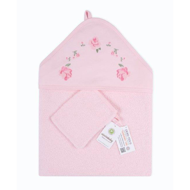 Бродирана Бебешка Кърпа От 2 Ч.Розов - Хавлии - Ciccim Baby - BebeMama