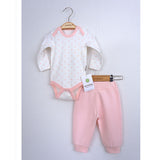 К-Т Боди С Панталон Сърца Розов 6М. - Комплекти - Ciccim Baby - BebeMama