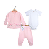 К-Т 3 Ч. Момиче Елек Панталон Блуза 9М. - Комплекти - Ciccim Baby - BebeMama