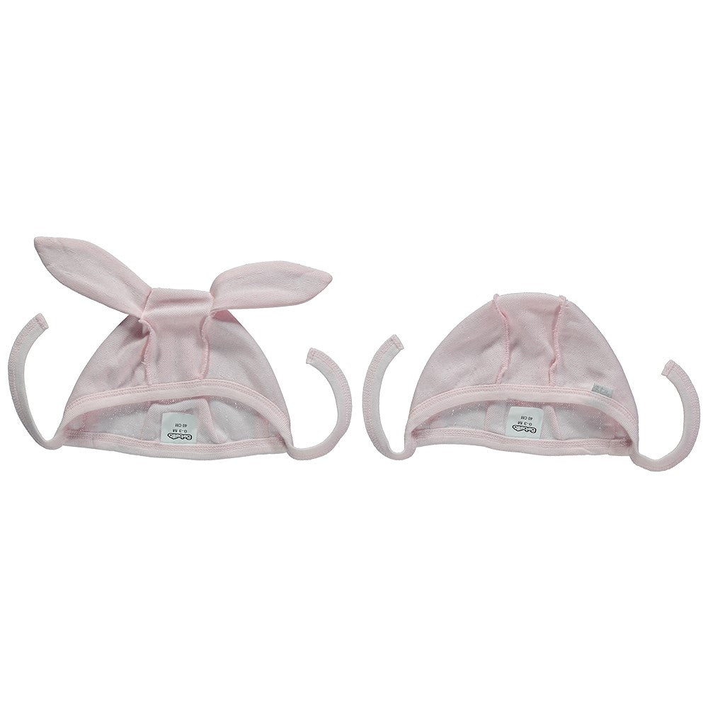 Шапка My Friend Rabbit 2 Бр. 3-6М. --- BebeMama