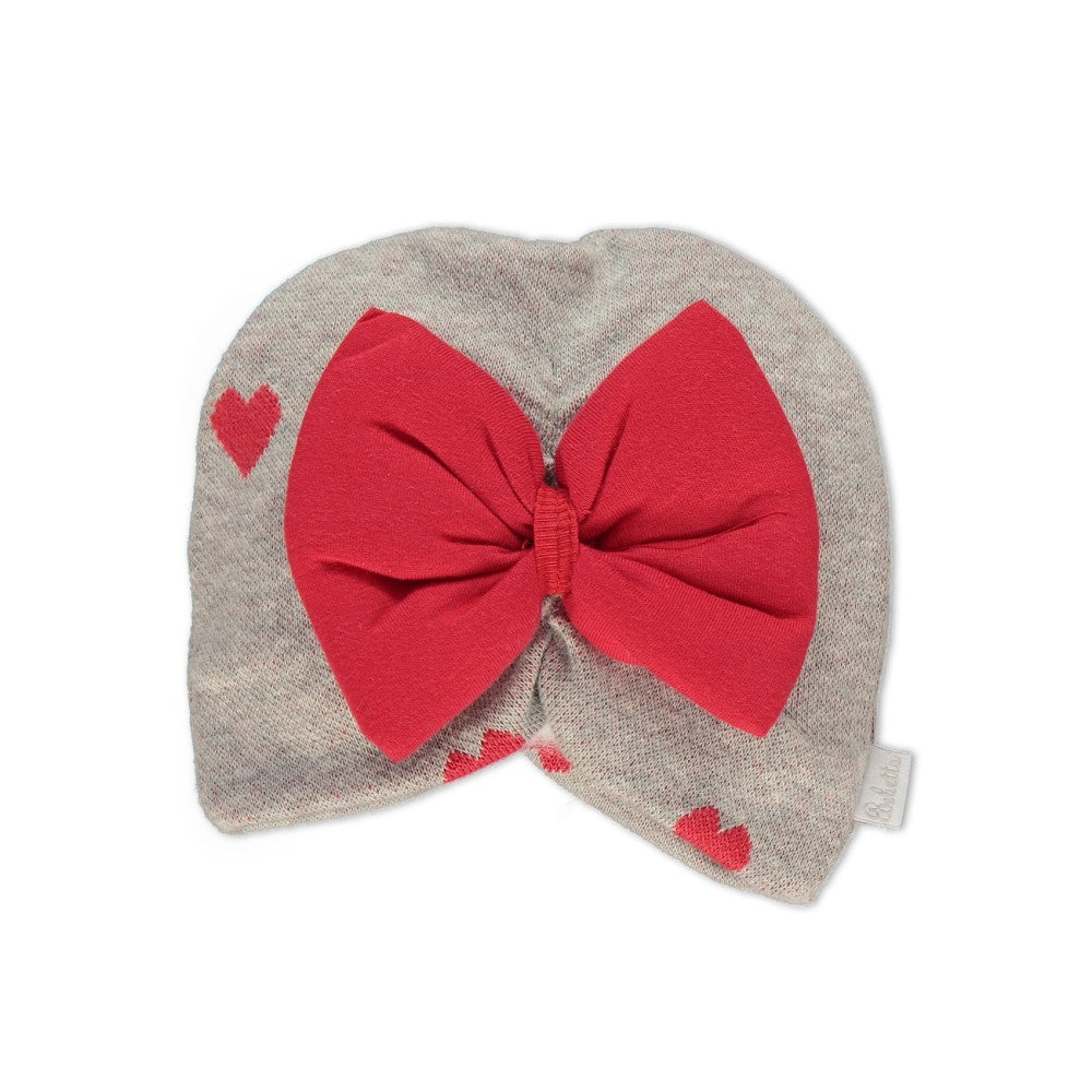 Памучна Шапка Червена 6-12М. --- BebeMama