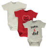 Боди К.Р. 3 Бр. Mam and Dad 18-24М. 92 См - Боди Къс Ръкав - Bebetto - BebeMama