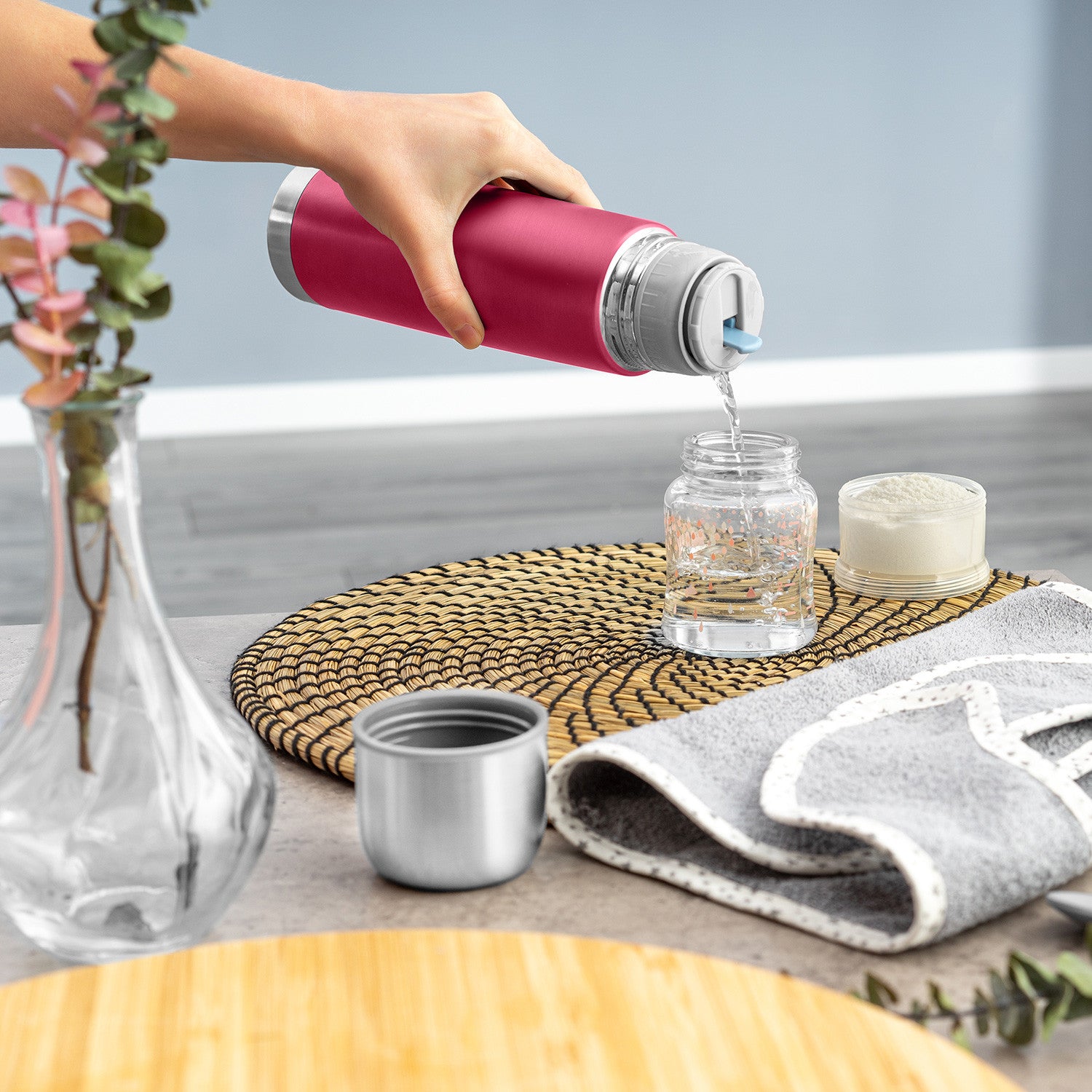 Термос От Неръждаема Стомана Reer 0.5Л Червен --- BebeMama