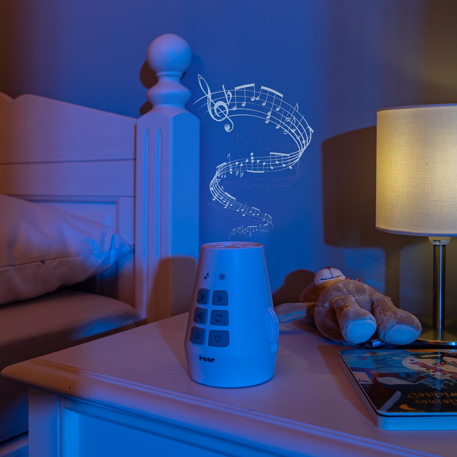 Нощен Проектор Reer 52110 Бял --- BebeMama