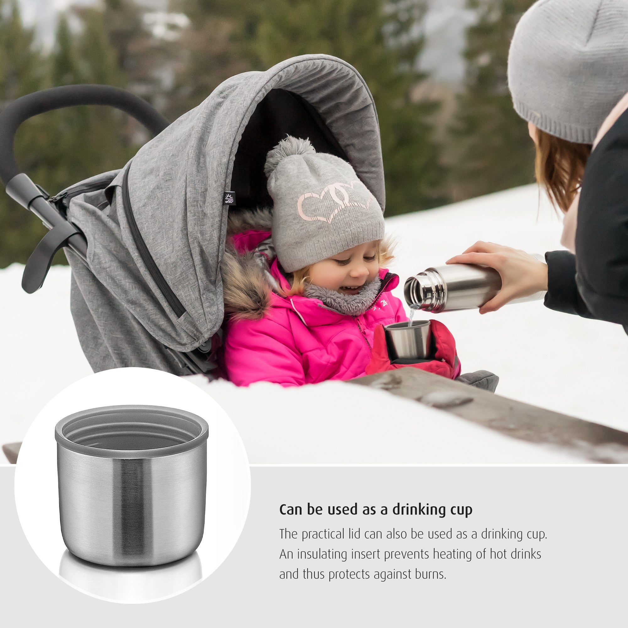 Термос От Неръждаема Стомана Reer 750 Мл --- BebeMama