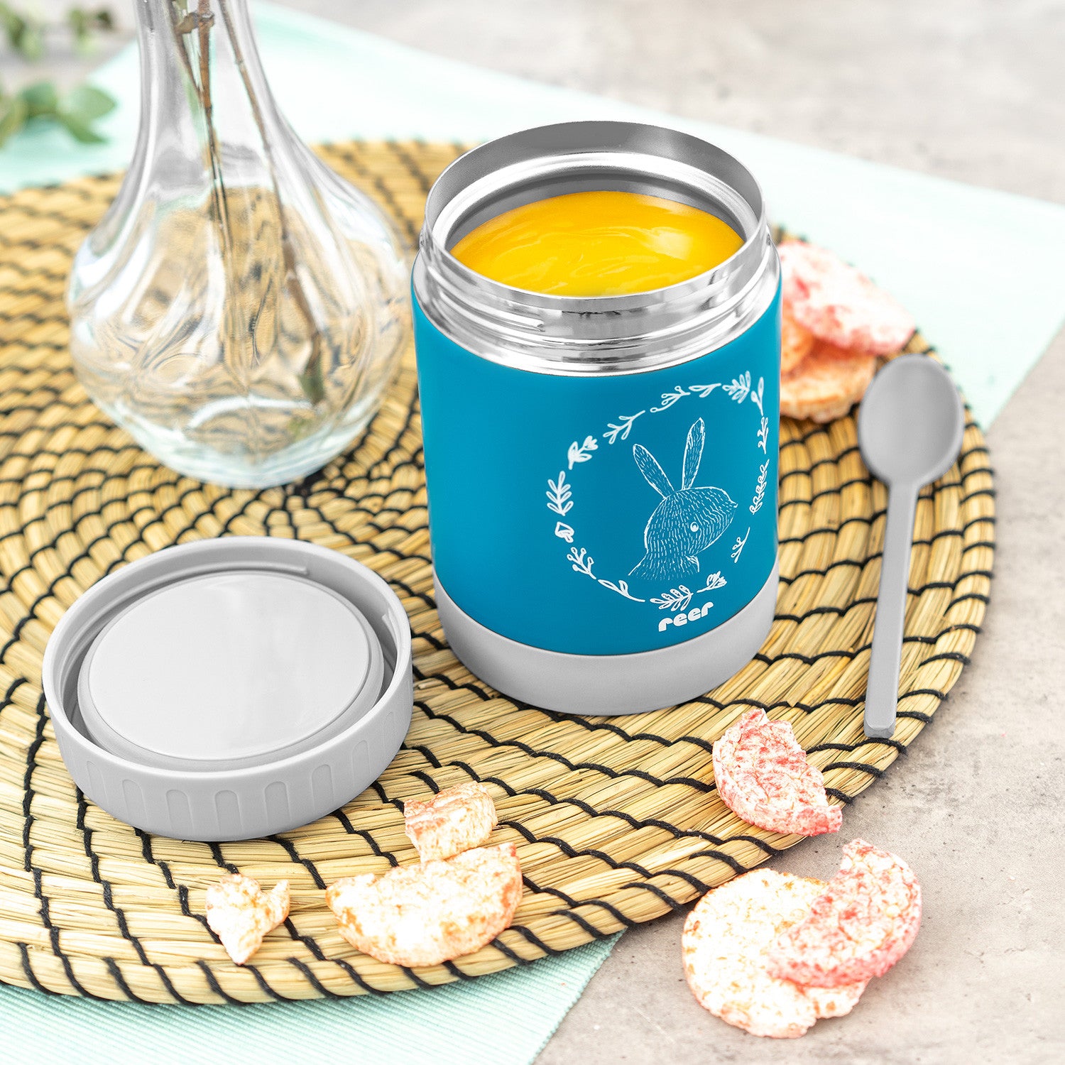 Термо Кутия За Съхранение На Храна Reer 90411 Синя --- BebeMama