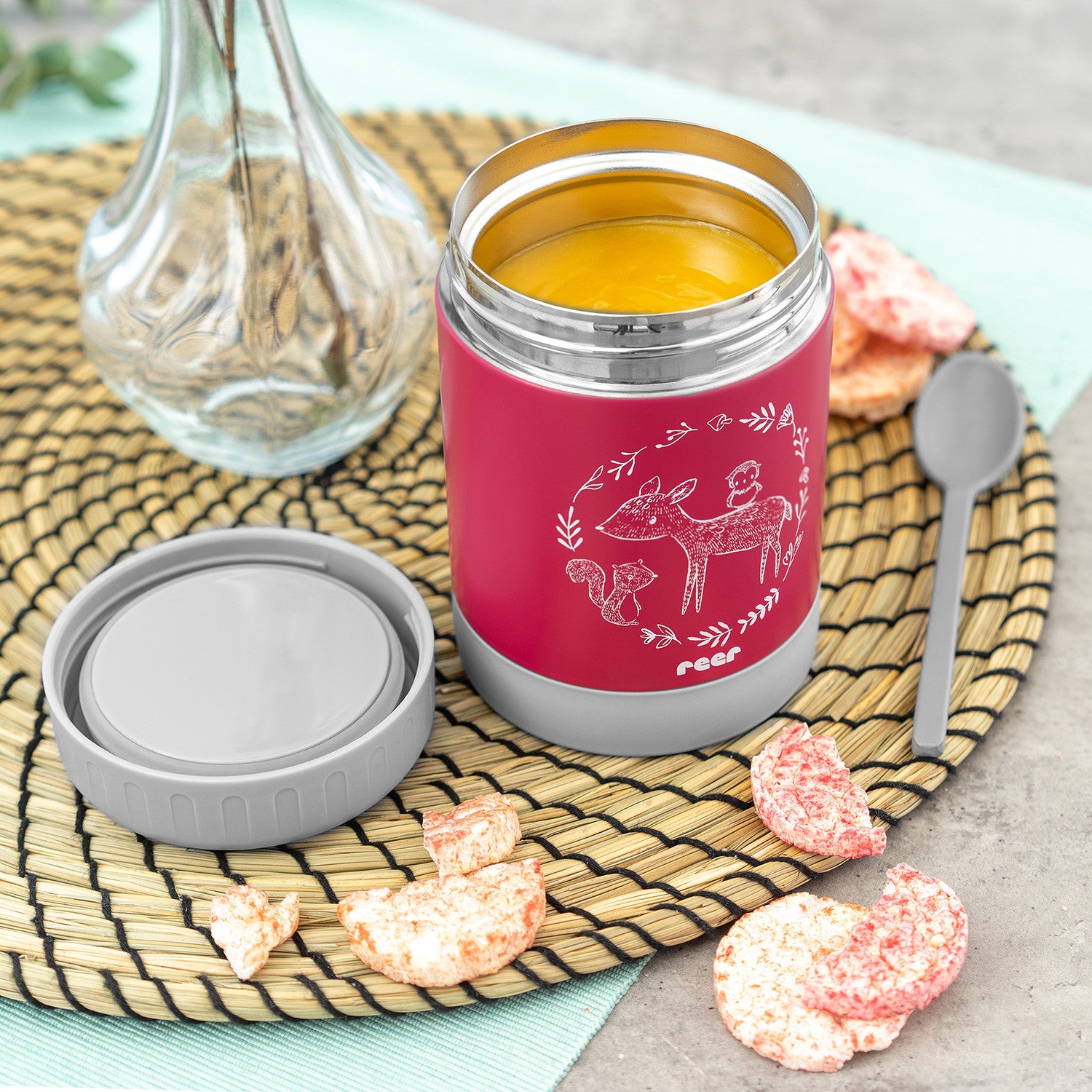 Термо Кутия За Съхранение На Храна Reer 90412 Розова --- BebeMama