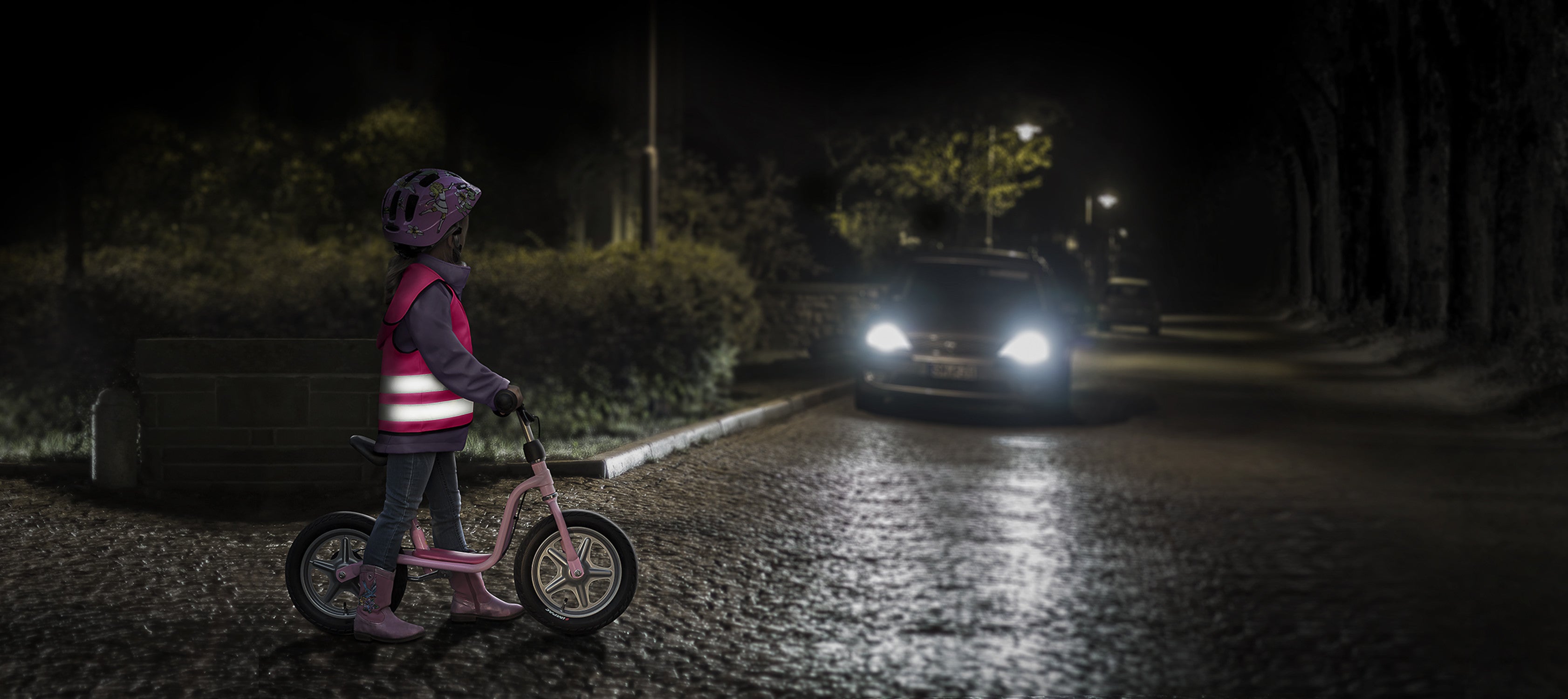 Светлоотразителна Жилетка Reer Mybuddyguard Розова --- BebeMama