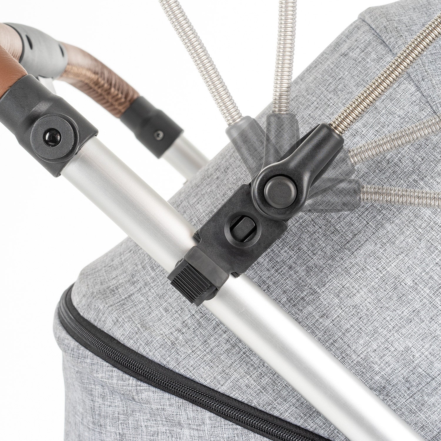 Универсален Чадър За Количка Reer Shinesafe 84181 Сив Меланж --- BebeMama