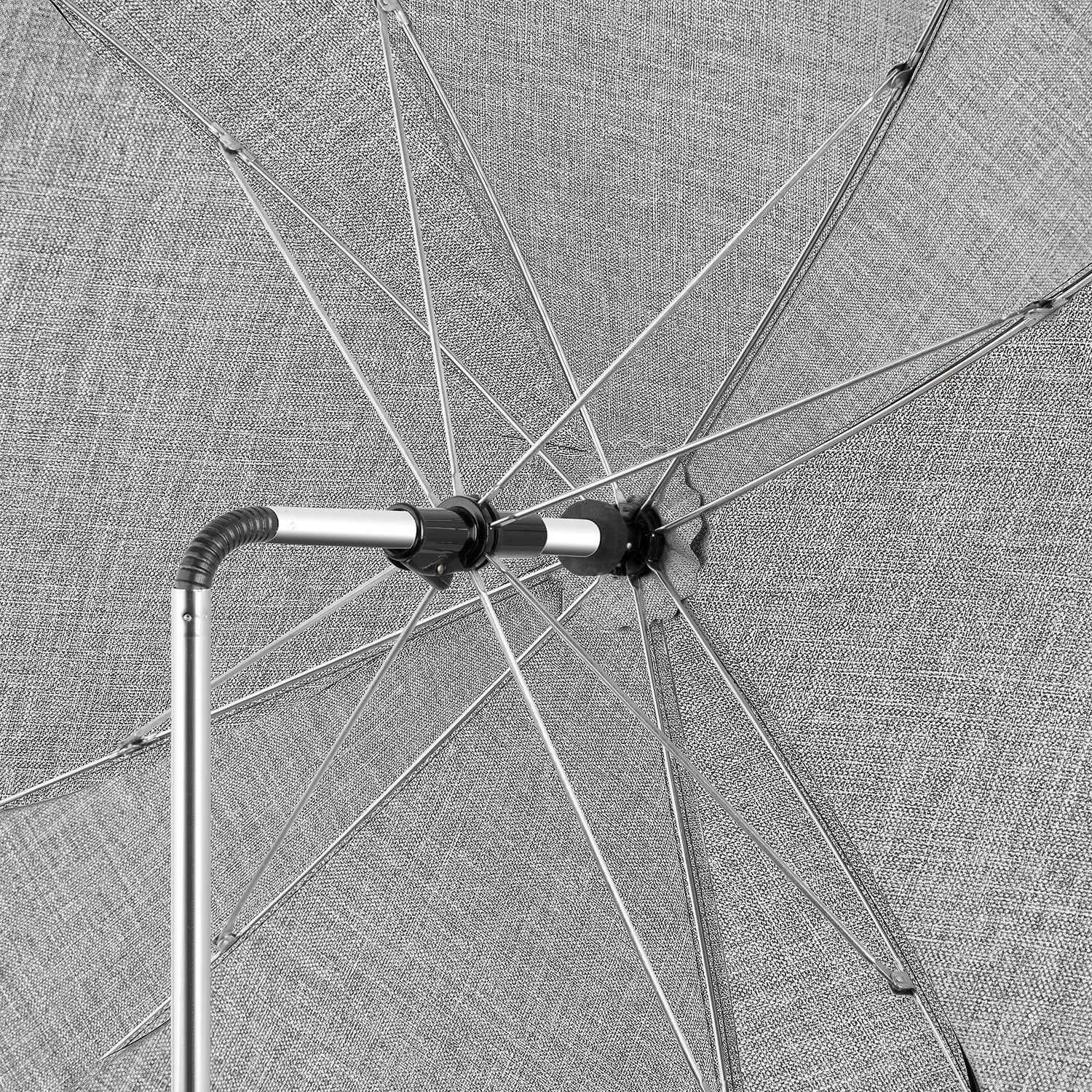 Универсален Чадър За Количка Reer Shinesafe 84181 Сив Меланж --- BebeMama