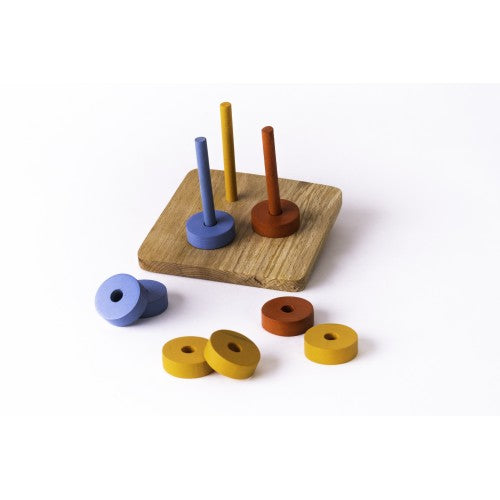 Нанизване Върху Три Вертикални Цветни Оси - Умения И Творчество - Smartbaby - BebeMama