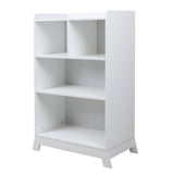 Детска Дървена Секция За Съхранение На Книжки И Играчки На 4 Нива За Детска Стая- White --- BebeMama